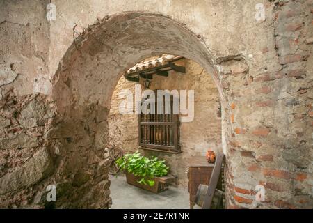 Detail aus einem Haus in Antigua, Guatemala Stockfoto