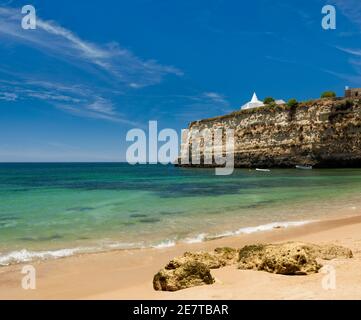 Strand Nossa Senhora da Rocha, Armação de Pera, Algarve, Portugal Stockfoto