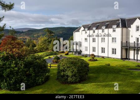 MacDonald Forest Hills Hotel & Spa am Ufer des Loch ARD in den Trossachs, Schottland, Großbritannien Stockfoto