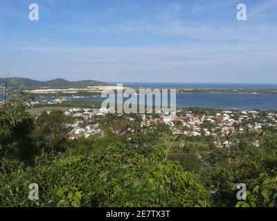 Vista Lagoa da Conceição - Florianópolis SC Brasilien Stockfoto