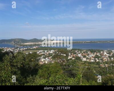 Vista Lagoa da Conceição - Florianópolis SC Brasilien Stockfoto