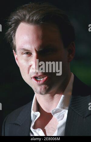 Schauspieler Christian Slater nimmt an der Premiere von "He was A Quiet man" während des Gen Art Film Festivals Teil, das am 11. April 2007 im Clearview Chelsea West Theater in New York City, NY, USA, stattfand. Foto von Gerald Holubowicz/ABACAPRESS.COM Stockfoto