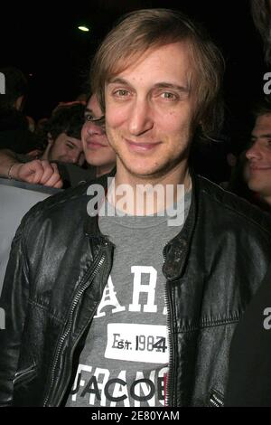 Der französische DJ David Guetta nimmt am 14. Mai 2007 am ersten "Myspace Nuit" im Club "Paris Paris" in Paris Teil. Foto von Benoit Pinguet/ABACAPRESS.COM Stockfoto