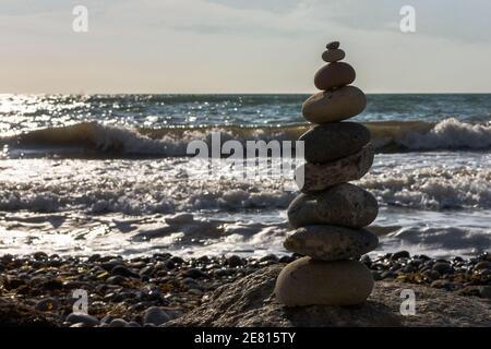 Darß ist der mittlere Teil der Halbinsel Fischland-Darß-Zingst, die an der südlichen Ostseeküste bei Ribnitz-Damgarten in Mecklenburg-Vorpommern liegt. Stockfoto