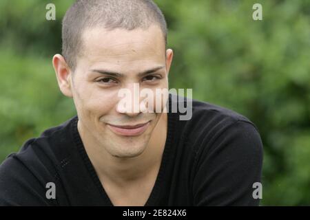 Steevy Boulay posiert am 2. Juni 2007 zum 20. Geburtstag des Futuroscope in Poitiers, Frankreich. Foto von Mousse/ABACAPRESS.COM Stockfoto