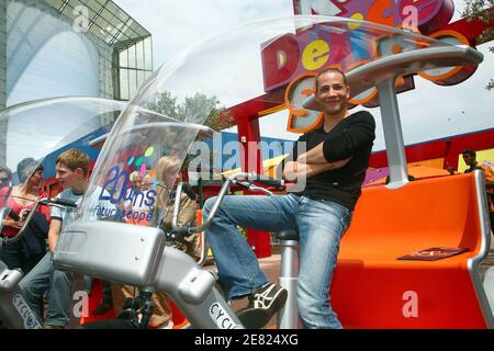 Steevy Boulay posiert am 2. Juni 2007 zum 20. Geburtstag des Futuroscope in Poitiers, Frankreich. Foto von Mousse/ABACAPRESS.COM Stockfoto