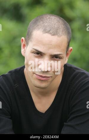 Steevy Boulay posiert am 2. Juni 2007 zum 20. Geburtstag des Futuroscope in Poitiers, Frankreich. Foto von Mousse/ABACAPRESS.COM Stockfoto