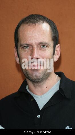 Schauspieler Christian Vadim posiert am 3. Juni 2007 im "Village", dem VIP-Bereich der French Open in der Roland Garros Arena in Paris. Foto von ABACAPRESS.COM Stockfoto