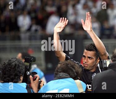 Sonny Anderson bei seinem Testimonial Match im Gerland Stadion in Lyon, Frankreich am 11. Juni 2007. Foto von Vincent Dargent/Cameleon/ABACAPRESS.COM Stockfoto