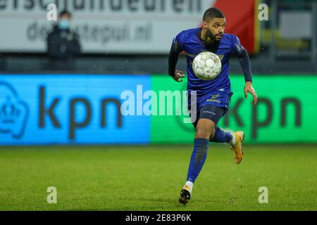 SITTARD, NIEDERLANDE - JANUAR 30: Kristopher da Graca vom VVV Venlo während des niederländischen Eredivisie-Spiels zwischen Fortuna Sittard und VVV Venlo in Fortuna Stockfoto