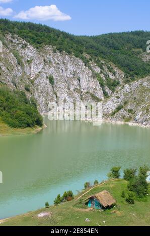 Uvac River Special Nature Reserve, Serbien Stockfoto