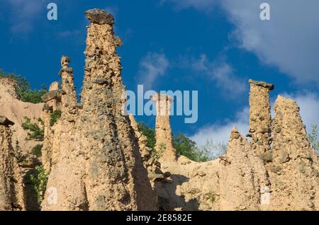 Devil's Town Rock Formation in Serbien Stockfoto