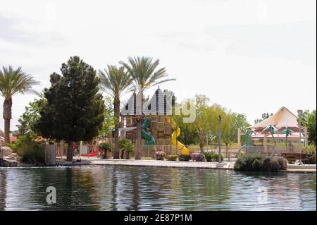 Aliante Nature Discovery Park, No. Las Vegas, NV. Stockfoto