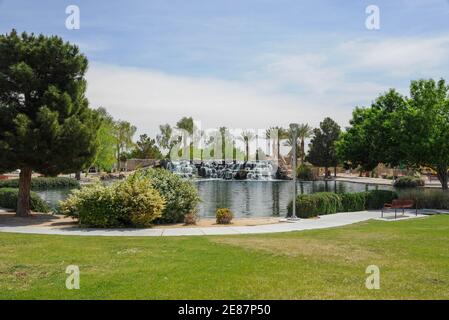 Aliante Nature Discovery Park, No. Las Vegas, NV. Stockfoto