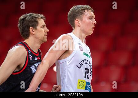 2021 01 30. Erikas Venskus - litauischer Basketballspieler Stockfoto