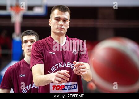 2021 01 30. Gytis Masiulis - litauischer Basketballspieler Stockfoto