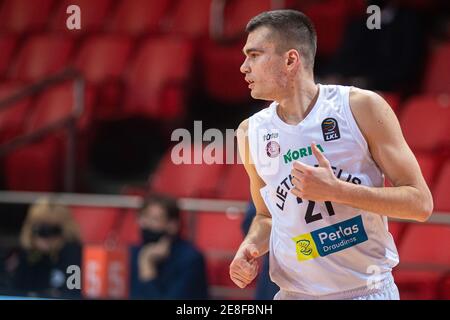 2021 01 30. Gytis Masiulis - litauischer Basketballspieler Stockfoto