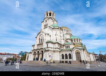 Alexander-Newski-Kathedrale, Sofia, Bulgarien Stockfoto