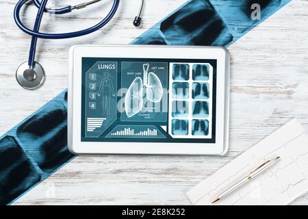 Medizinische Diagnostik in der modernen Krankenhaus. Stockfoto