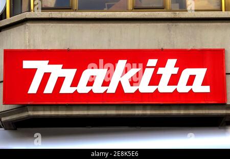 Ankara, Türkei - Makita Store, Makita ist ein japanischer Hersteller von Elektrowerkzeugen Stockfoto