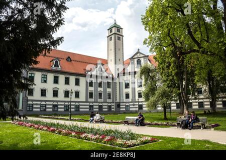 Augsburg, Deutschland - 18. Mai 2019: Frstbischische Residenz Stockfoto