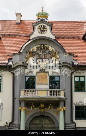 Augsburg, Deutschland - 18. Mai 2019: Frstbischische Residenz Stockfoto