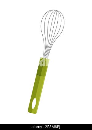 Schneebesen isoliert auf weißem Hintergrund. Vektorgrafik. Stock Vektor