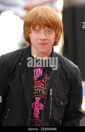 Der Schauspieler Rupert Grint aus "Harry Potter und der Orden des Phönix" erscheint am Freitag, den 13. Juli 2007, in der NBC-Show "Today" Summer Concert Series auf der Rockefeller Plaza in New York City, NY, USA. Foto von Gregorio Binuya/ABACAPRESS.COM Stockfoto