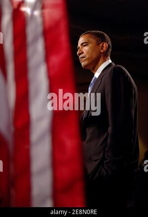 Senator Barack Obama (D-Ill.), ein Präsidentschaftskandidat der Demokraten aus dem Jahr 2008, ist am 17. Juli 2007 in Washington, DC, USA, im Wahlkampf. Obama spricht beim geplanten Elternschaft-Aktionsfonds für öffentliche Angelegenheiten Retreat. Foto von Olivier Douliery/ABACAPRESS.COM Stockfoto