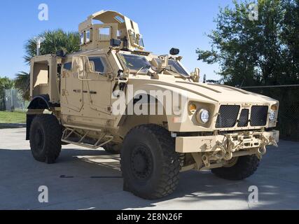 Mine resistent Hinterhalt geschützt ATV. Stockfoto