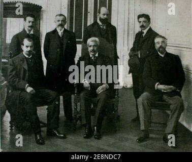 Gabinete de Pedro Montt. Stockfoto