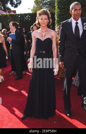 Ellen Pompeo nimmt an den 59. Jährlichen Primetime Emmy Awards Teil, die am 16. September 2007 im Shrine Auditorium in Los Angeles, CA, USA, stattfinden. Foto von Lionel Hahn/ABACAPRESS.COM Stockfoto