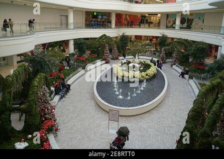 Die American Dream Mall, ein neues Mega-Einkaufszentrum mit Vergnügungsviertel in den New Yorker Vororten. Stockfoto