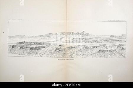 Monographien des United States Geological Survey Stockfoto