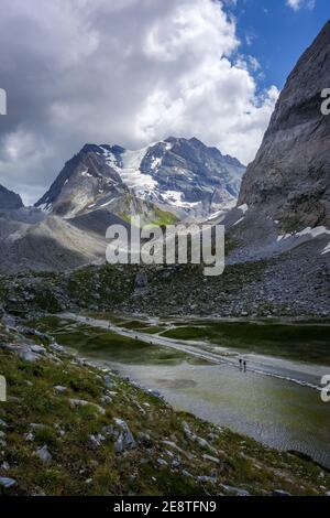 Kuhsee, Lac des Vaches, im Vanoise Nationalpark, Frankreich Stockfoto