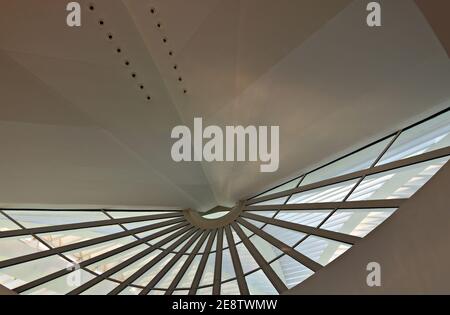 Innenansicht des Museums von Morgen (Museu do Amanhã) auf Praça Mauá in Porto Maravilha in Rio de Janeiro, Brasilien. Stockfoto