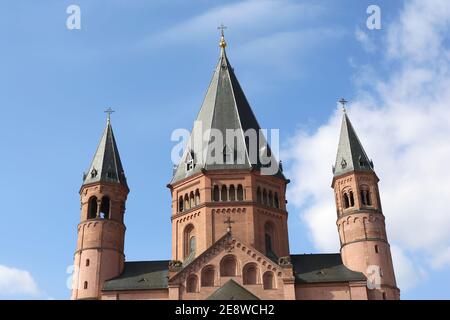 Mainzer Dom Dom in Mainz in Deutschland Stockfoto