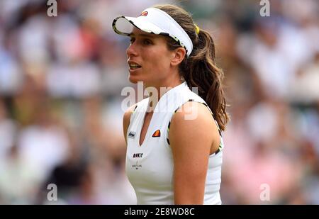 Aktenfoto vom 09-07-2019 von Johanna Konta. Ausgabedatum: Montag, 1. Februar 2021. Stockfoto