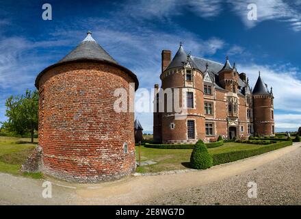 Martainville Burg, Château de Martainville, Haute-Normandie, Normandie, Frankreich, Europa Stockfoto