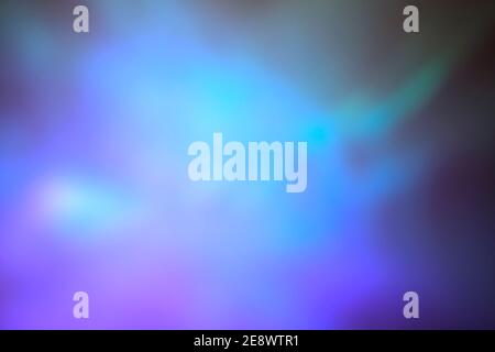 Abstrakt lila, türkis und grün verschwommen Licht Hintergrund für Mockups. Modischer kreativer Farbverlauf Stockfoto