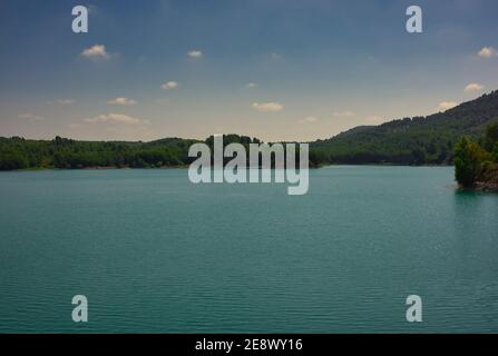 Der Sichar-Stausee in Ribesalbes, Castellon, Spanien Stockfoto