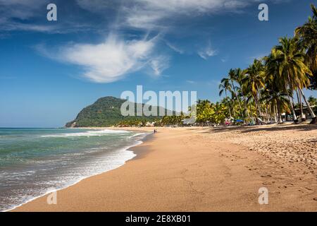 Der Strand von Lo De Marcos an der Pazifikküste von Nayarit, Mexiko. Stockfoto