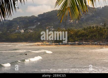 Die entspannte Stadt Sayulita an der Nayarit Riviera der Pazifikküste von Mexiko. Stockfoto