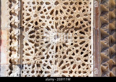 Textur der Sultanhani Karawanserei an der Seidenstraße, Türkei Stockfoto