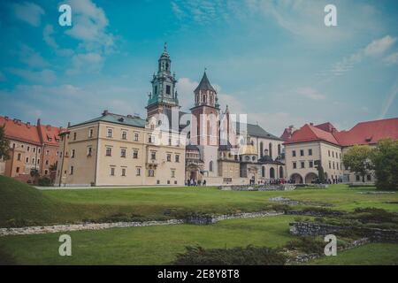 Königliche Erzkathedrale Basilika St. Stanislaus und Wenzel auf Wawel HIL Stockfoto