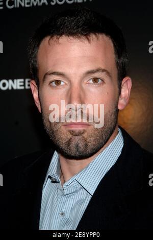 Schauspieler Ben Affleck kommt bei der Vorführung von 'Gone Baby Gone', die am 16. Oktober 2007 im IFC Center in New York City, NY, USA, stattfand. Foto von Jim Rock/ABACAPRESS.COM Stockfoto