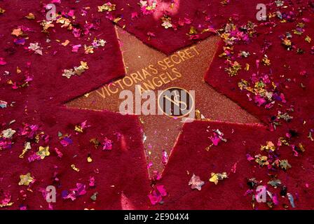 Victoria's Secret Angels Models werden am 13. November 2007 vor dem Kodak Theater am Hollywood Boulevard in Los Angeles, CA, USA mit dem "Award of Excellence" Star ausgezeichnet. Foto von Lionel Hahn/ABACAPRESS.COM Stockfoto