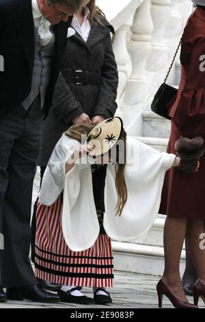 Prinzessin Alexandra wird während der offiziellen Zeremonie im Palast in Monte-Carlo, Monaco am 19. November 2007 gesehen. Foto von Alain Benainous/Pool/ABACAPRESS.COM Stockfoto