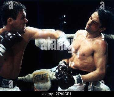 JOHNNY TURNER und ROBERT DE NIRO als Jake LaMotta in RAGING BULL Regisseur MARTIN SCORSESE Chartoff - Winkler Productions / United Artists Stockfoto