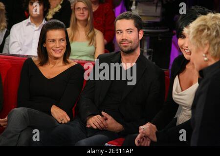 Emmanuel Moire Princesse Stephanie de Monaco, Emmanuel Moire lors de l'enregistrement de  l'Emission Vivement Dimanche a Paris, France, le 28 novembre 2007. Foto Max  Colin/ABACAPRESS.COM Stockfotografie - Alamy